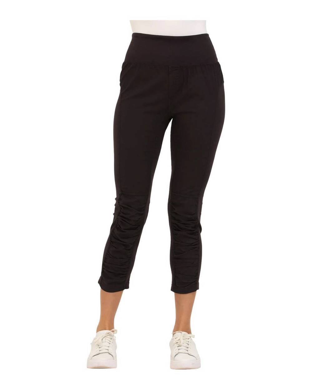 NEW WEARABLES high waist jetter pants in black